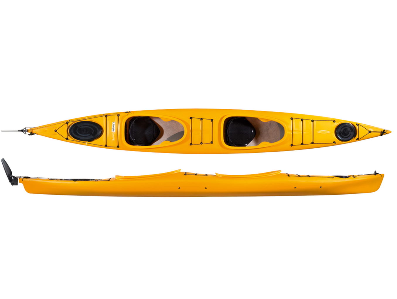 Каяк двухместный Tahe Marine Lifestyle Duo (цвет: желтый)