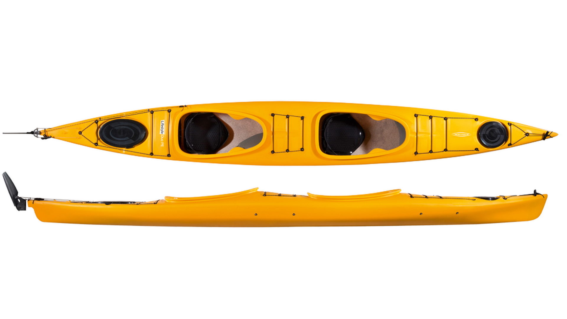 Каяк двухместный Tahe Marine Lifestyle Duo (цвет: желтый)