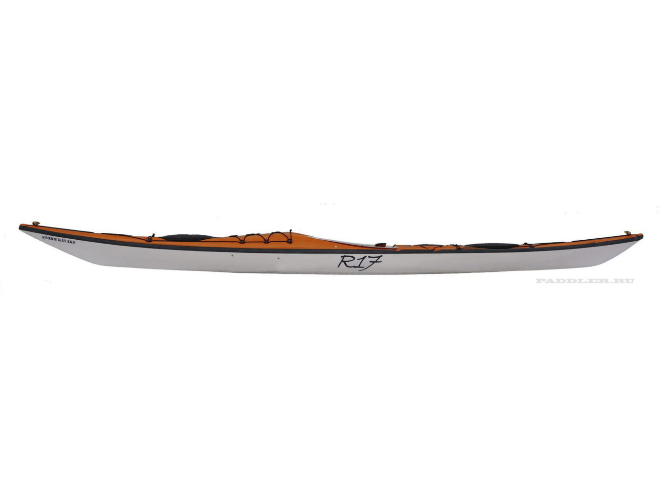 Каяк морской Storm Kayak R17, скег (цвет: бело-голубой)