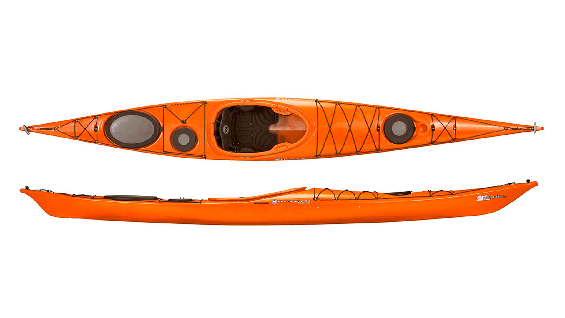 Каяк морской Wilderness Zephyr 155 (цвет: оранжевый)