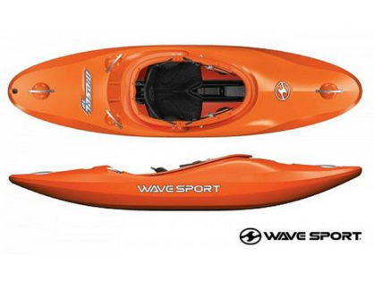 Каяк для бурной воды WaveSport Diesel 75 (цвет: оранжевый) (В)